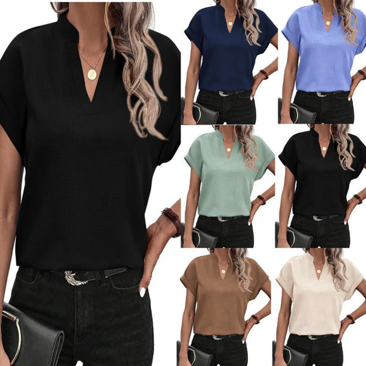 Damen Bluse Lässig Chic Sommer - IdealeKleiden