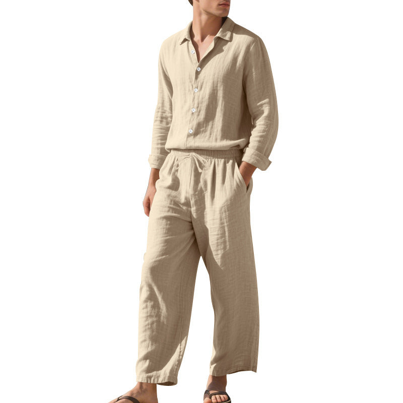 Men's Linen Suit Comfortable Elegant Slim Fit