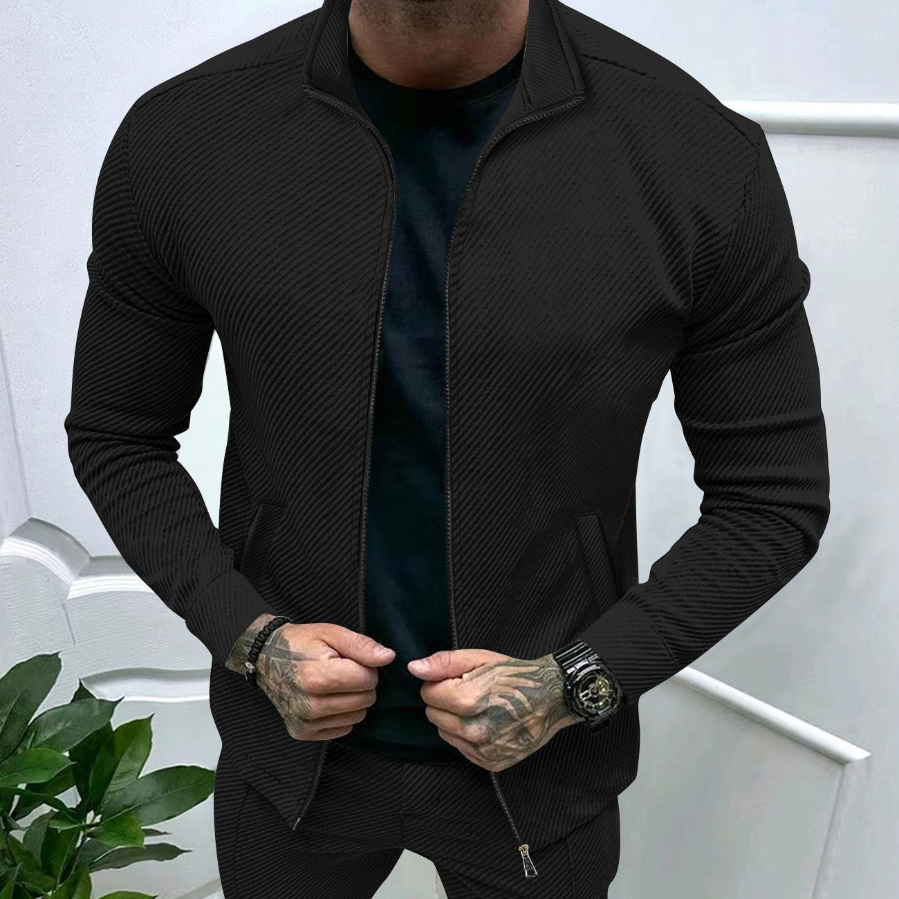 Men's Structured Modern Style Sports Jacket