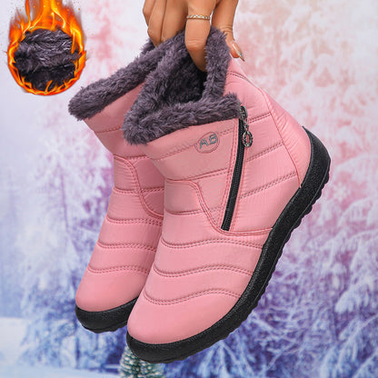 Women's Winter Boots Warm Cozy Zipper