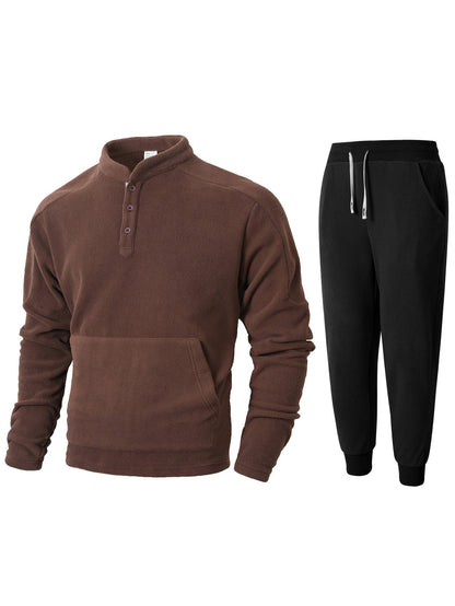 Men's Fleece Tracksuit Comfortable Sporty
