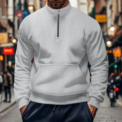 Comfortable kangaroo pocket cotton relaxed fit