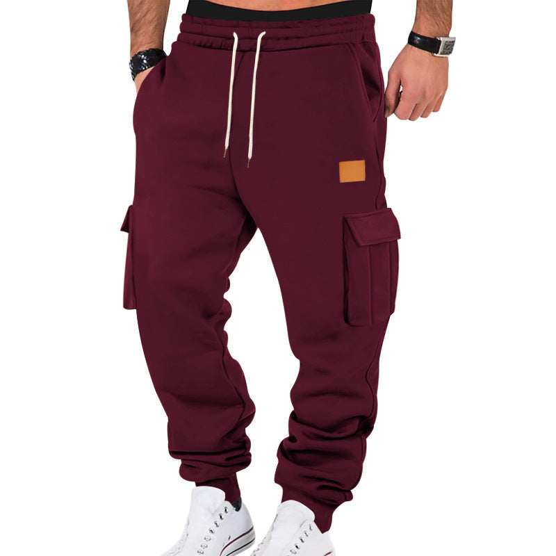 Men's Cargo Pants Comfortable Elastic With Side Pockets