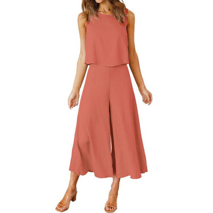Women's Jumpsuit Elegant Flowing Wide Leg
