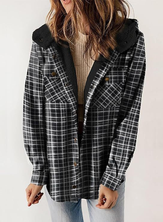 Women's Wool Coat with Plush Hood