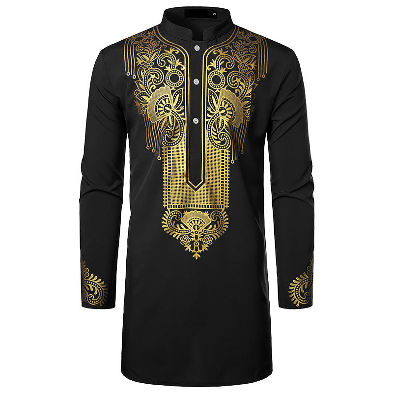 Men's Shirt Ethnic Style Long Sleeve