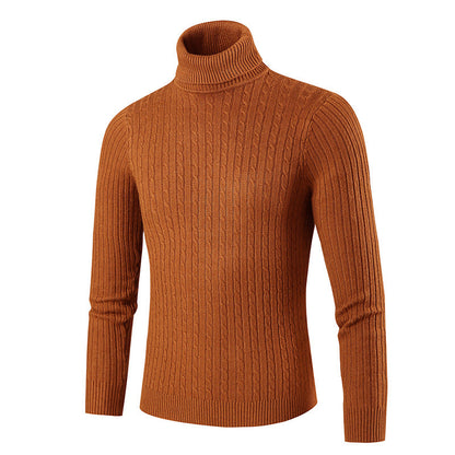 Men's Turtleneck Sweater High-Quality Knit Luxury Design