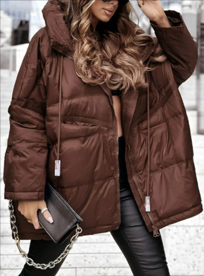 Women's Oversized Quilted Jacket Warm and Practical