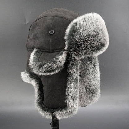 Damen Kunstfell Mütze Ohrenschutz Warm Elegant - IdealeKleiden