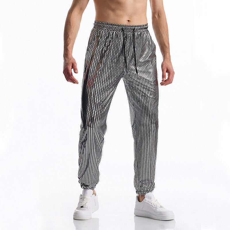Men's Reflective Sports Joggers Running Pants