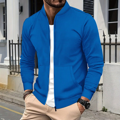 Fashionable Zip Jacket Sporty SlimFit