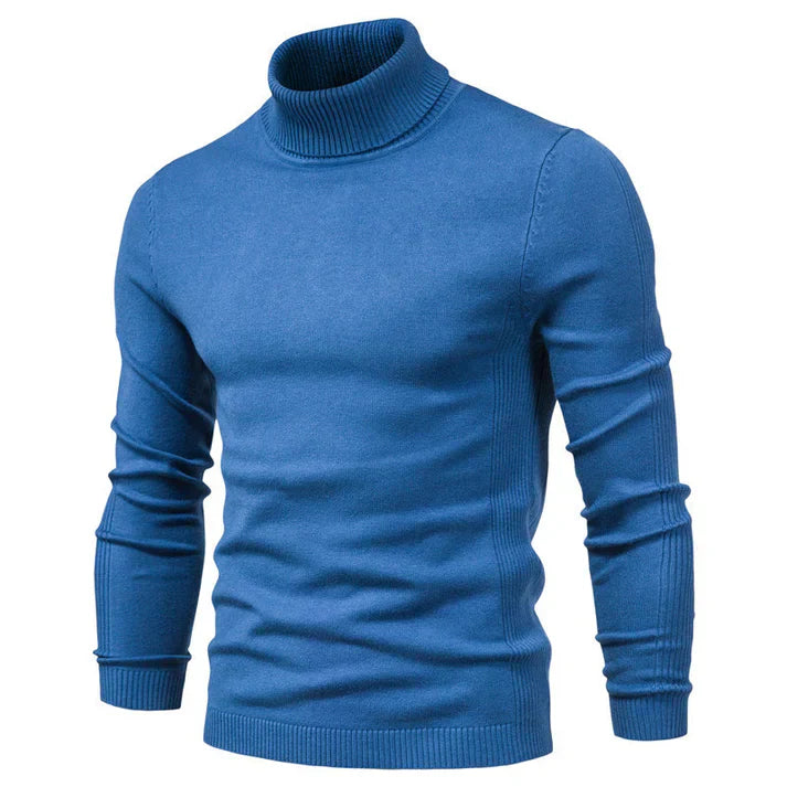 Noah - Fine-knit Roll Neck Sweater Slim Fit Cashmere