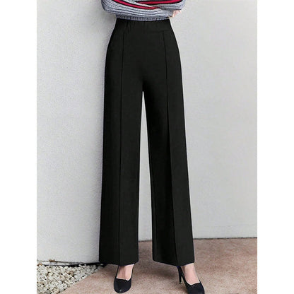 Damen Stoffhose High-Waist Elegant Faltenrock - IdealeKleiden
