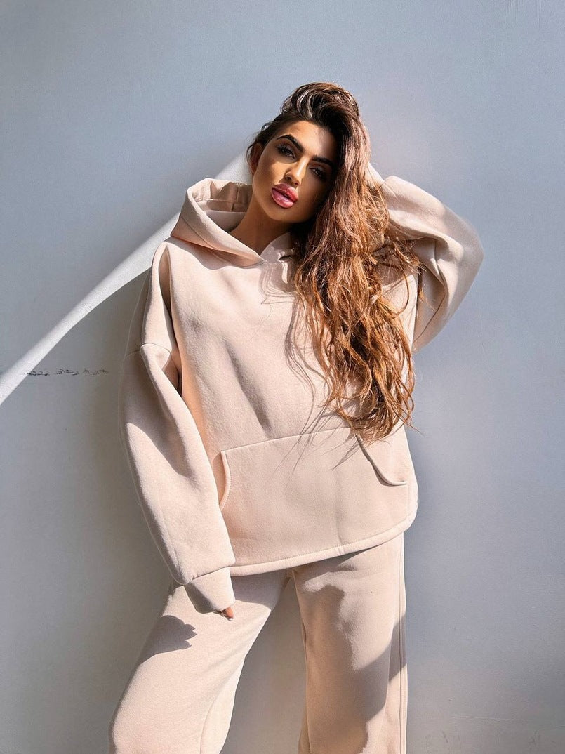 Women's Oversized Hoodie & Wide Leg Sweatpants Set