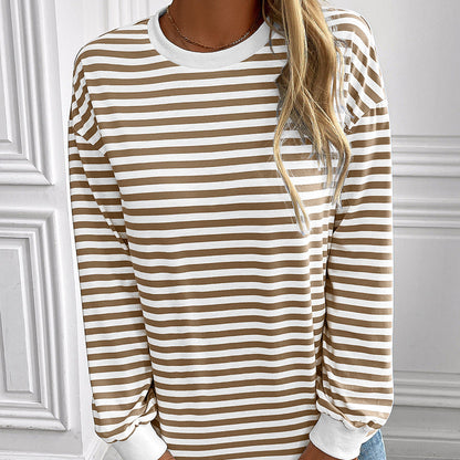 Women's Sweater Vertical Stripes Comfortable Oversized