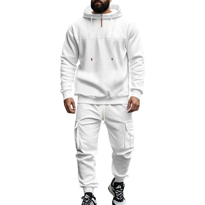 Men's Modern Sports Tracksuit with Zipper Pockets