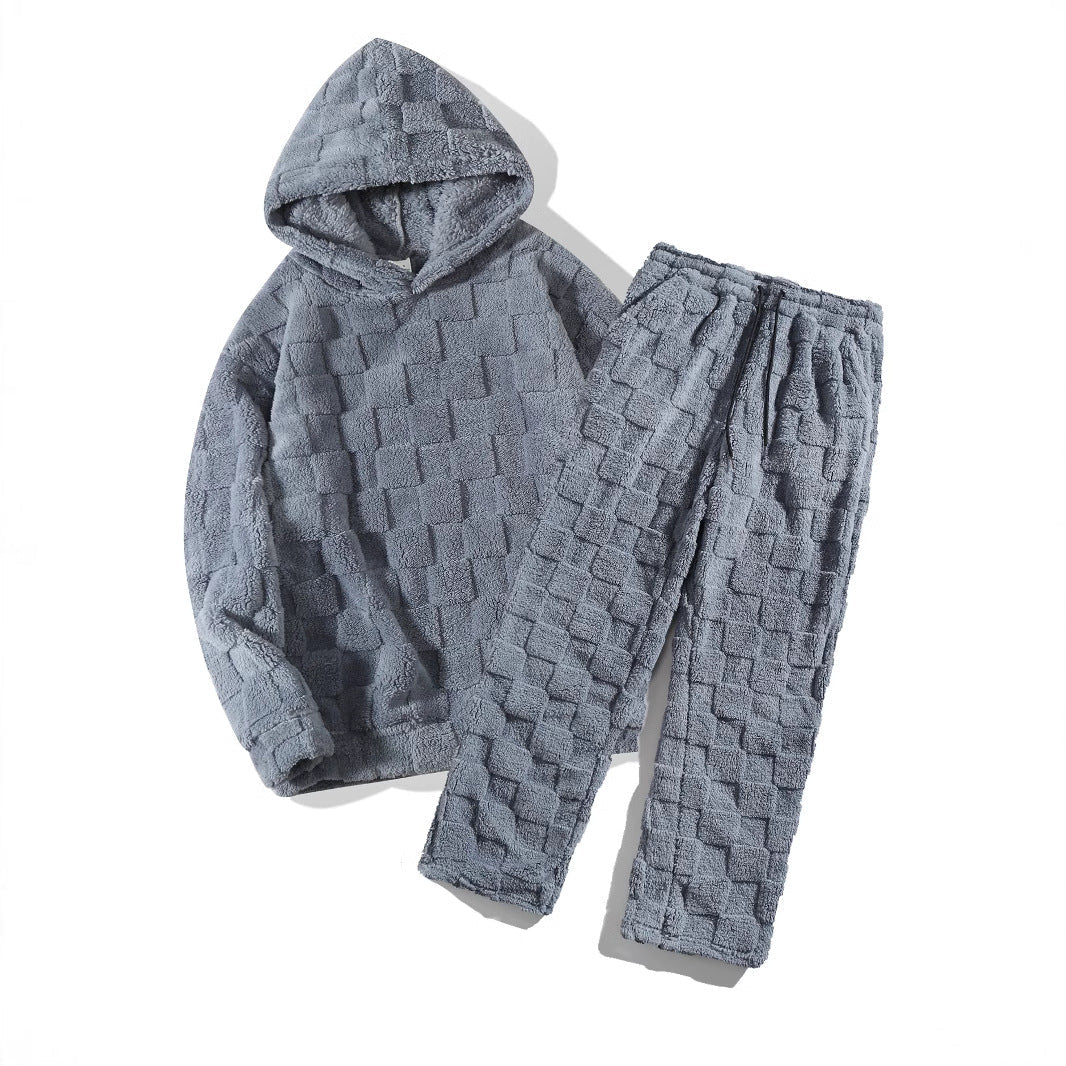 Women's Fleece Set Hood Elastic Comfortable