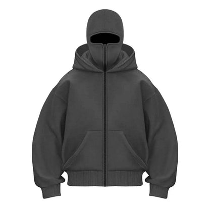 Women's Stylish Hooded Jacket High Collar Trendy Model