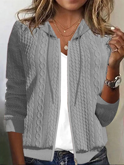 Women's Cable Knit Cardigan Soft Quality