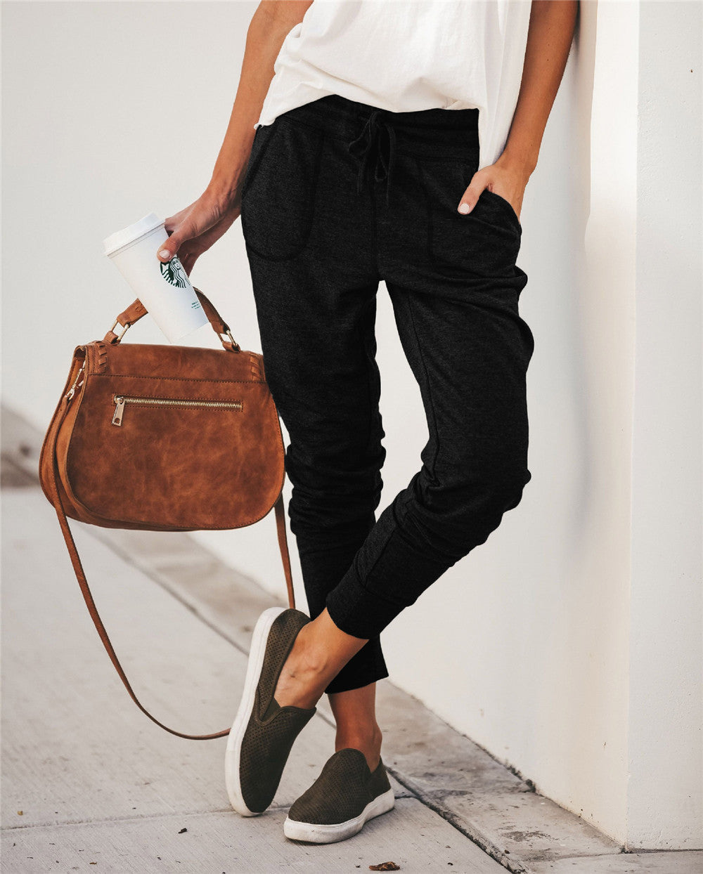 Bequeme SweatpantsLocker Sitz mit Elastischem Bund - IdealeKleiden