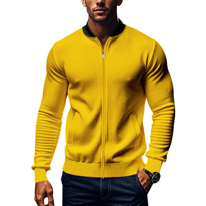 Men's Sporty Modern Style Bomber Jacket
