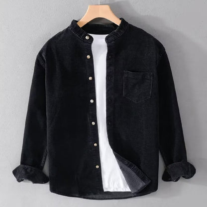 Men's Shirts Slim Fit Mandarin Collar Elegant Design
