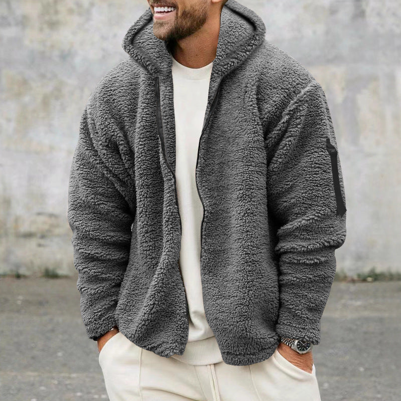 Men's Fleece Jacket Warm Comfortable Outdoor