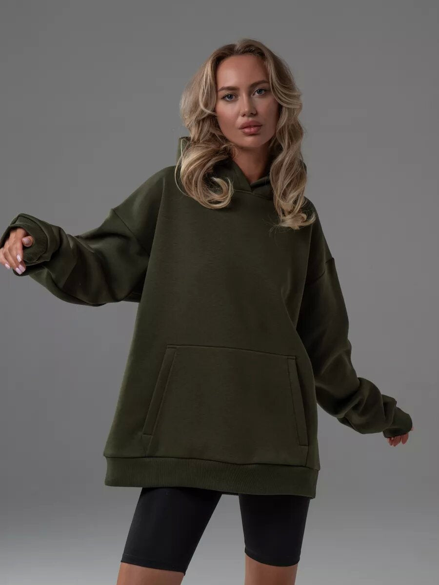 Women's Oversized Hoodie Snuggly Soft With Kangaroo Pocket