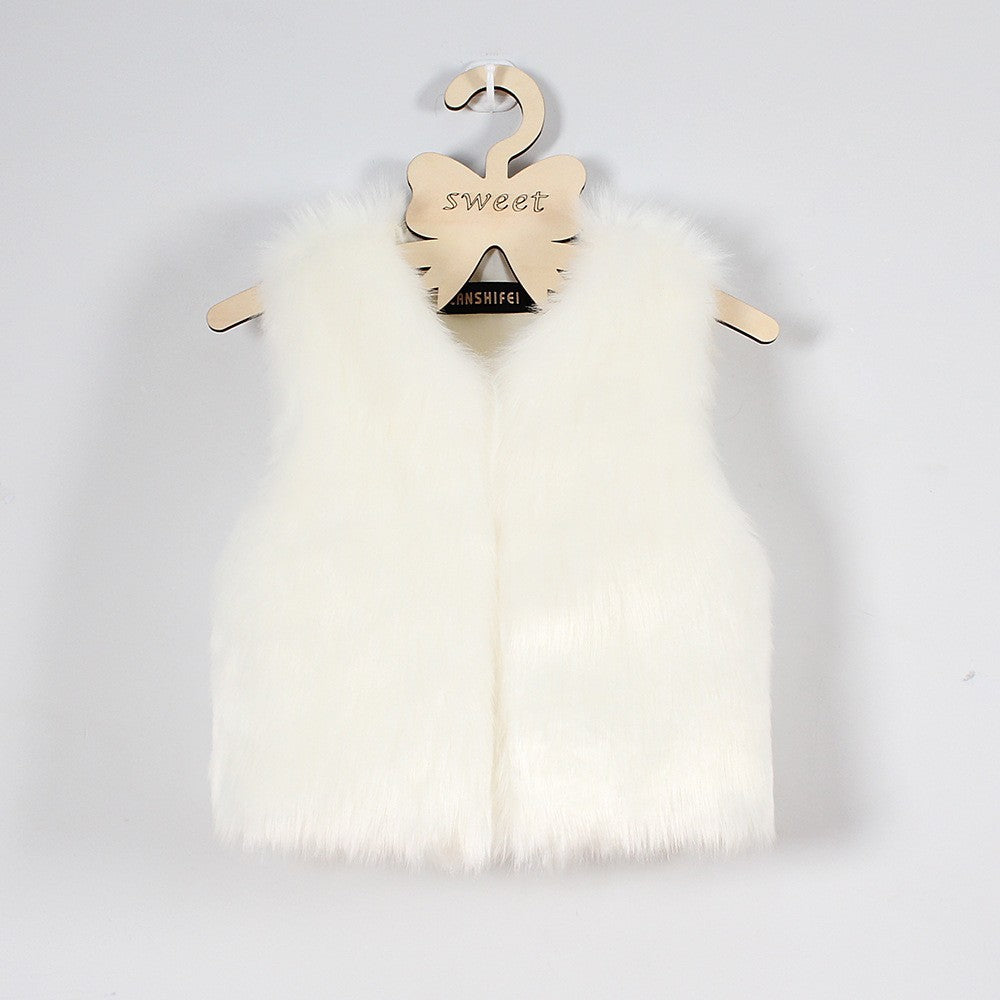 Women's Faux Fur Vest Soft Modern Style