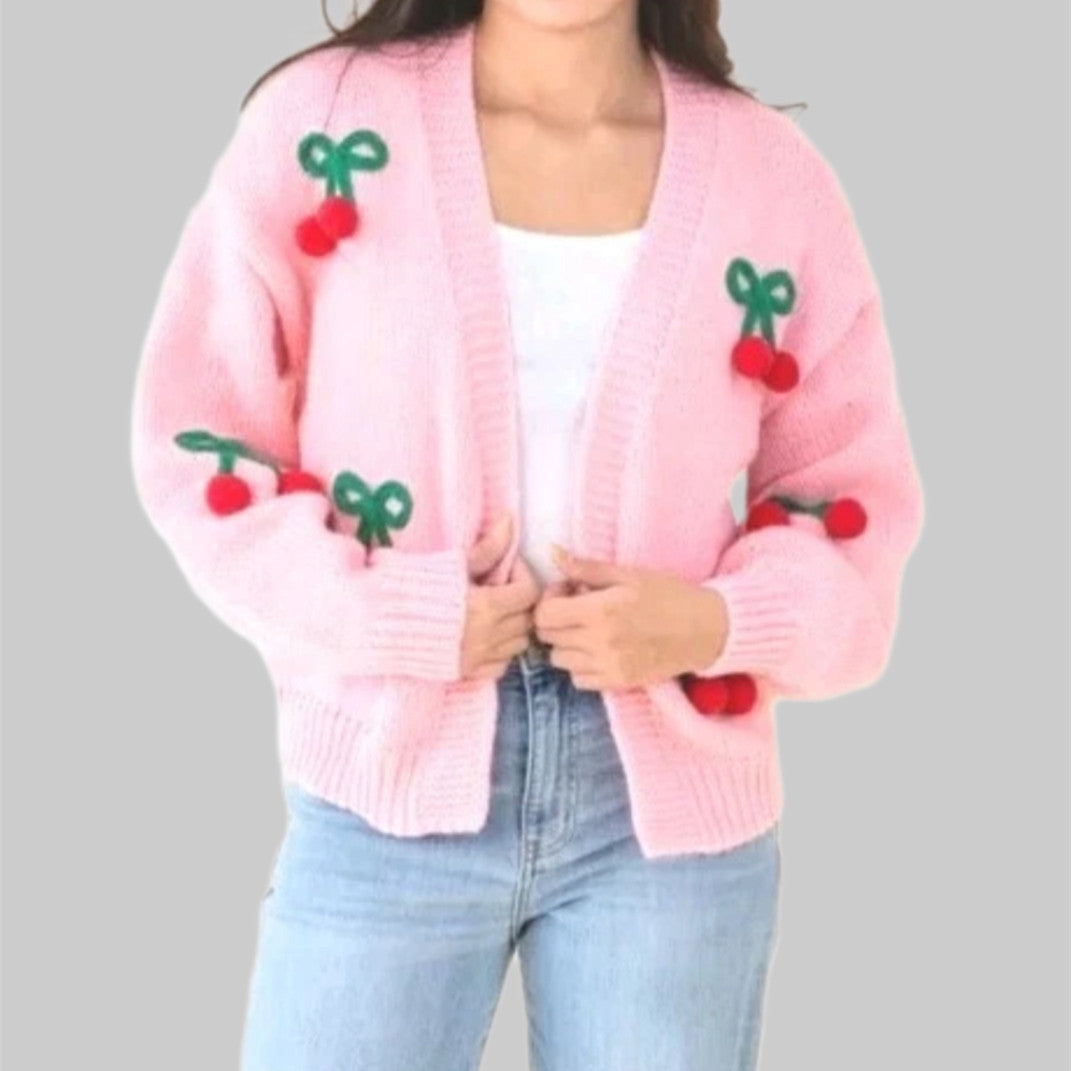 Women's Knitted Cardigan Women's Elegant Decorative