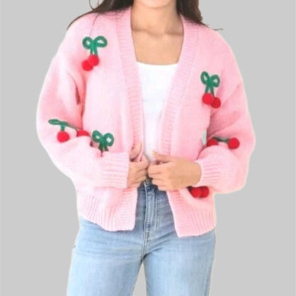 Women's Knitted Cardigan Women's Elegant Decorative