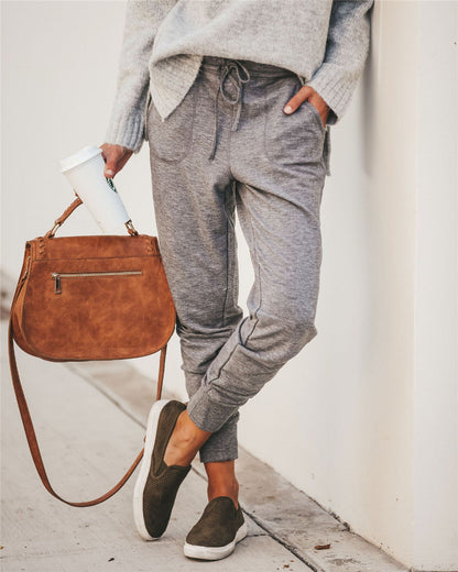 Comfortable SweatpantsLoose Fit with Elastic Waistband