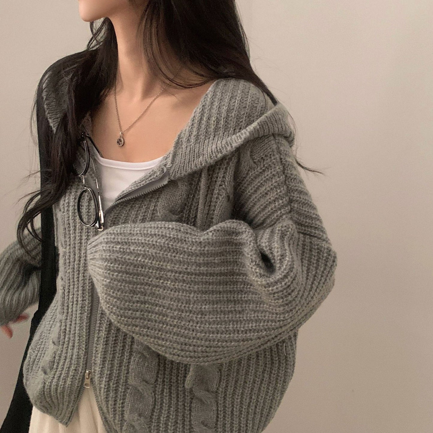 Women's Cardigan Hoodie Warm Comfortable