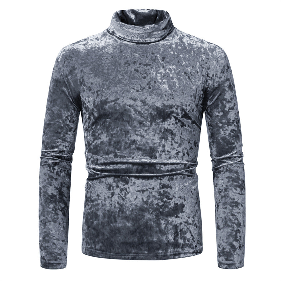 Men's Turtleneck Velvet Elegant Modern