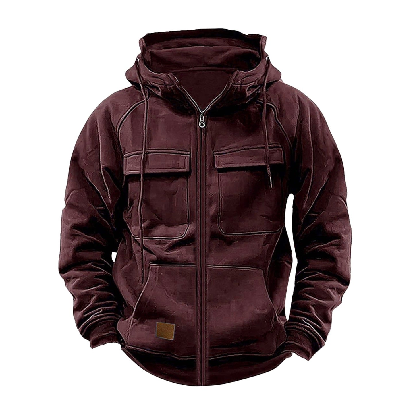 Men's Functional Hooded Jacket With Large Pockets
