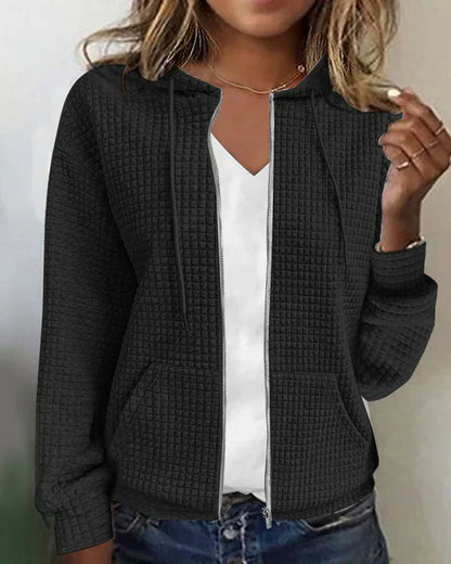 Stylish Women's Jacket with Simple Shoulder Bag