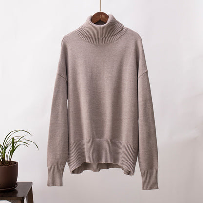 Women's Knitted Jumper Comfortable Warm Ribbed Trim