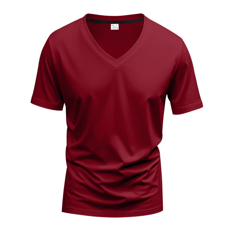 Men's T-Shirt V-Neck Lightweight Breathable