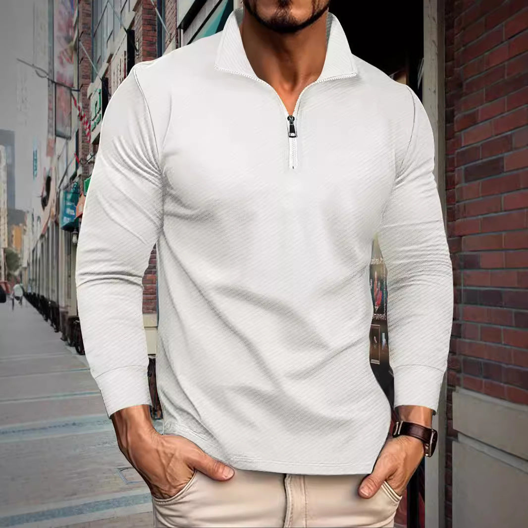 Men's Sports Pullover Short Zip Modern Fit