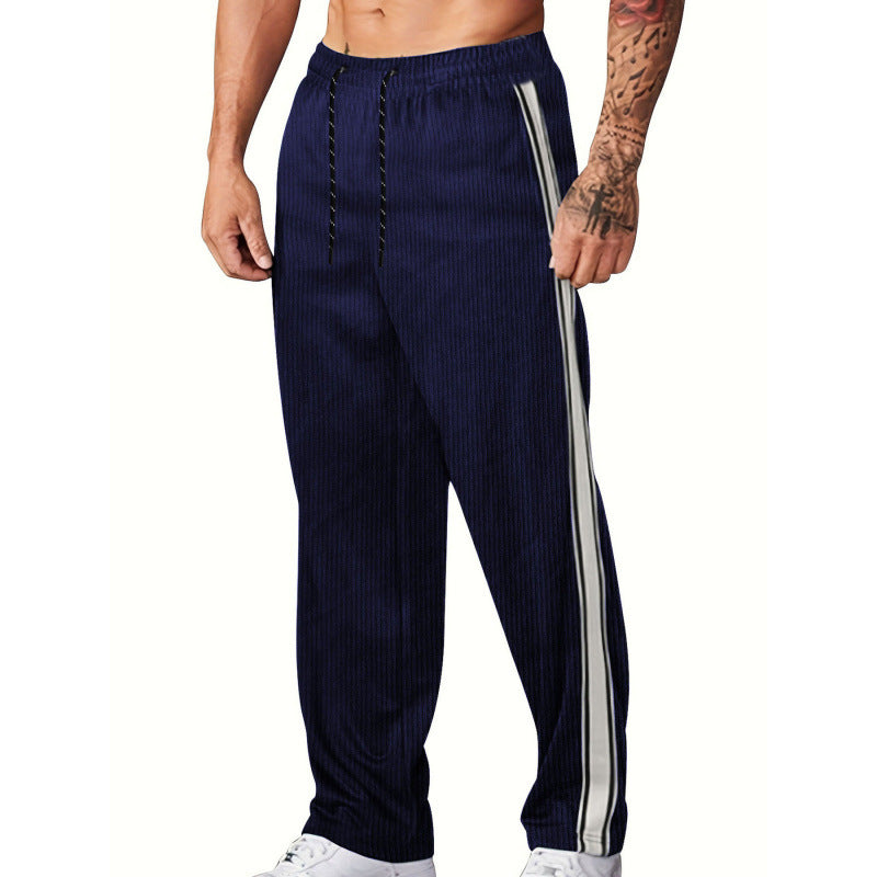 Men's Sports Pants with Stripes Modern Design