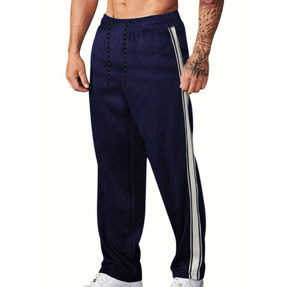 Men's Sports Pants with Stripes Modern Design