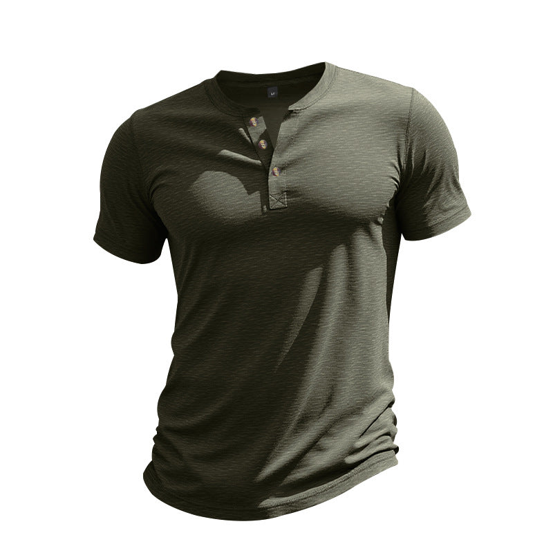 Men's T-Shirt Short Sleeve Soft Cotton Elegant