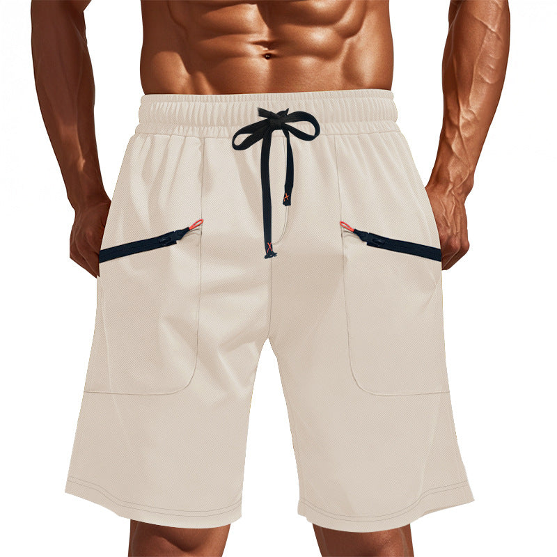 Men's Sports Shorts Elastic Multi-pocket