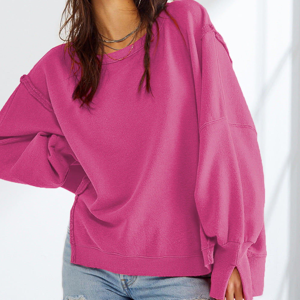 Women's Oversized Sweater Comfortable Casual Wide Sleeves