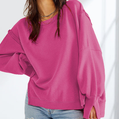 Women's Oversized Sweater Comfortable Casual Wide Sleeves