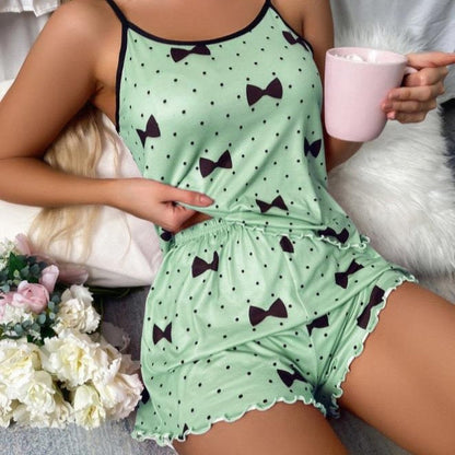 Comfortable Women's Lounge Shorts Set