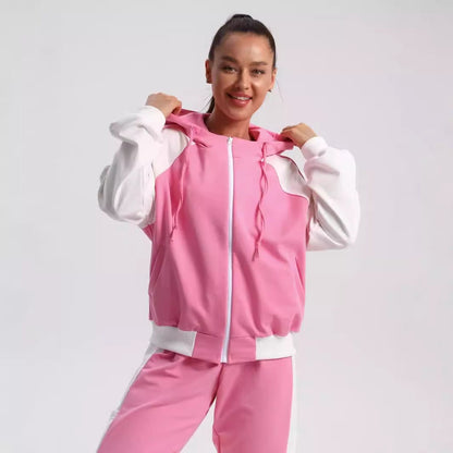 Damen Sportliche Trainingsanzug Set Elegant Design - IdealeKleiden