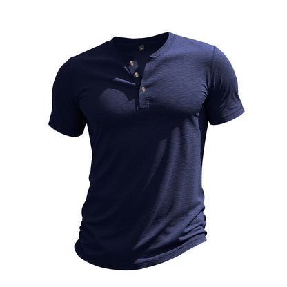 Men's T-Shirt Short Sleeve Soft Cotton Elegant
