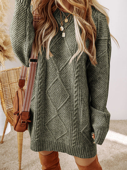 Women's Plus Size Knitted Dress