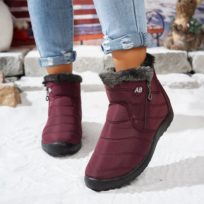 Women's Winter Boots Warm Practical Zipper
